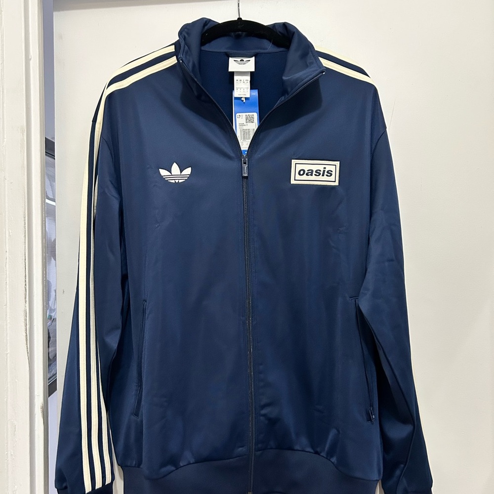 adidas Men's Navy Blue Bomber Jacket